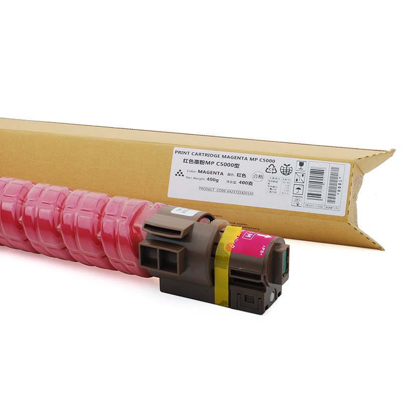 Fusica High Quality MPC5000 BK/C/Y/M Color Laser Toner Cartridge for Aficio MPC4000/C4000SPF/C5000/C5000SPF