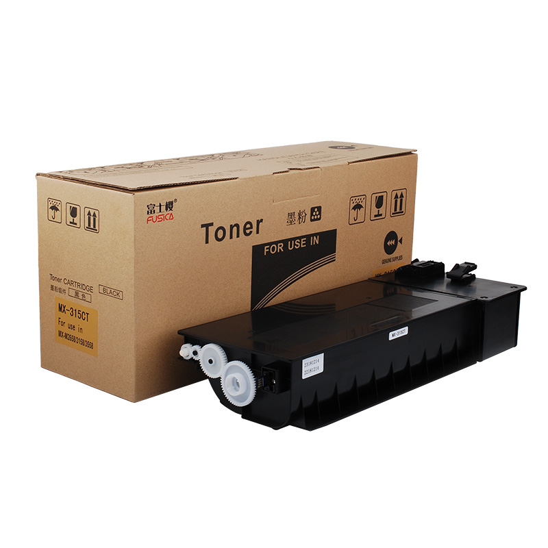Fusica High Quality MX-315CT black laser copier Toner Cartridge for 3158/2658