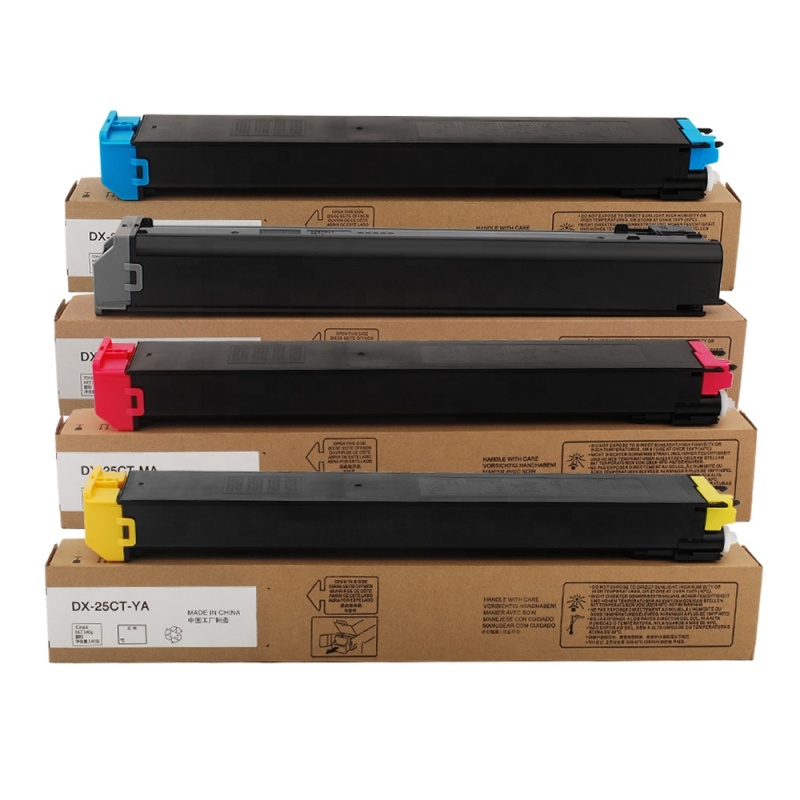 Ceramic Toner Compatible DX25 DX-25 DX25CT DX-25CT DX25AT DX-25 AT DX 25 Photocopy Toner Cartridge for DX 2508NC 2008UC 2018U