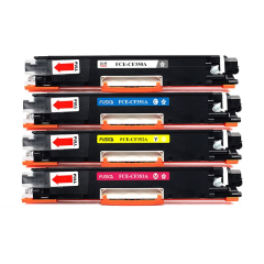 FUSICA Wholesale 130A Cyan Compatible Laser Printer Color Toner Cartridge CF350A CF351A CF352A CF353A MFP M176n/M177