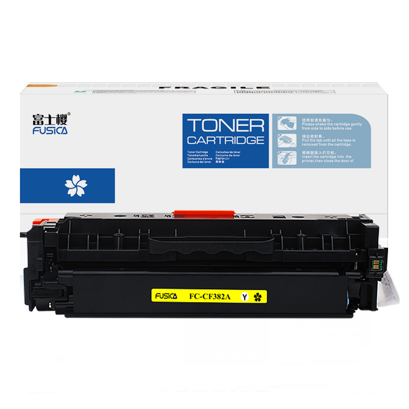 FUSICA Compatible toner for HP CF380 CF380A CF381A CF382A CF383A CF380X CF380XL Toner Cartridge M476dn MFP M476dw MFP M476dnw