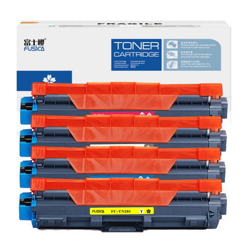 Fusica High Quality TN281 BK/C/Y/M Color Laser Toner Cartridge for DCP9020MFC9340/9140/HL3150cdn/3170cdw
