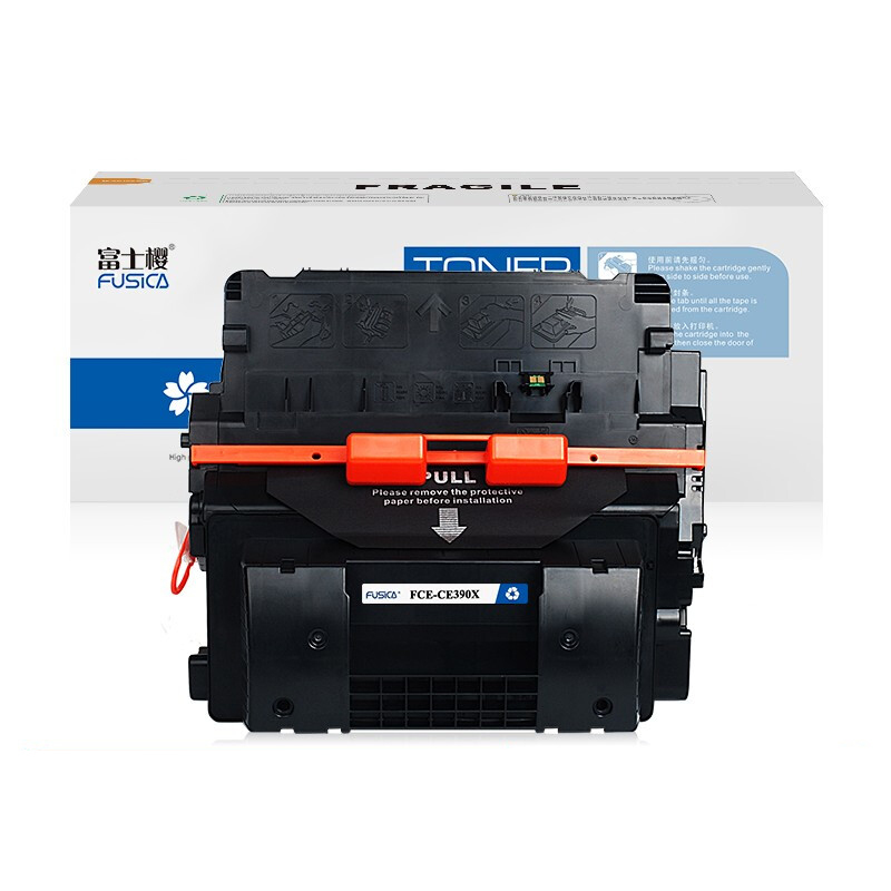 Fusica High Quality CE390X Black Laser Toner Cartridge for HP LaserJet Enterprise M4555f/M4555h/M602dn/M602n/M603dn/M603n/M602x/M603xh