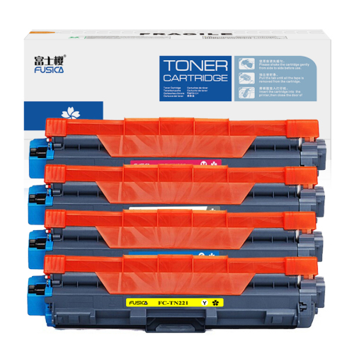Fusica High Quality TN221 BK/C/Y/M Color Laser Toner Cartridge for DCP9020MFC9340/9140/HL3150cdn/3170cdw
