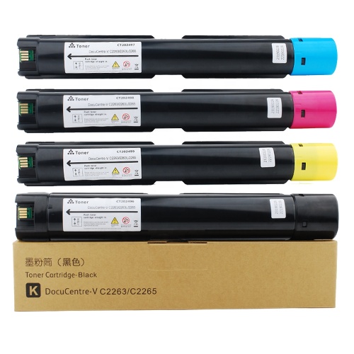 FUSICA Compatible Toner Cartridge Copier toner kit For Xerox DocuCentre-V C2263 C2265 CT202488 CT202489 CT202490 CT202491