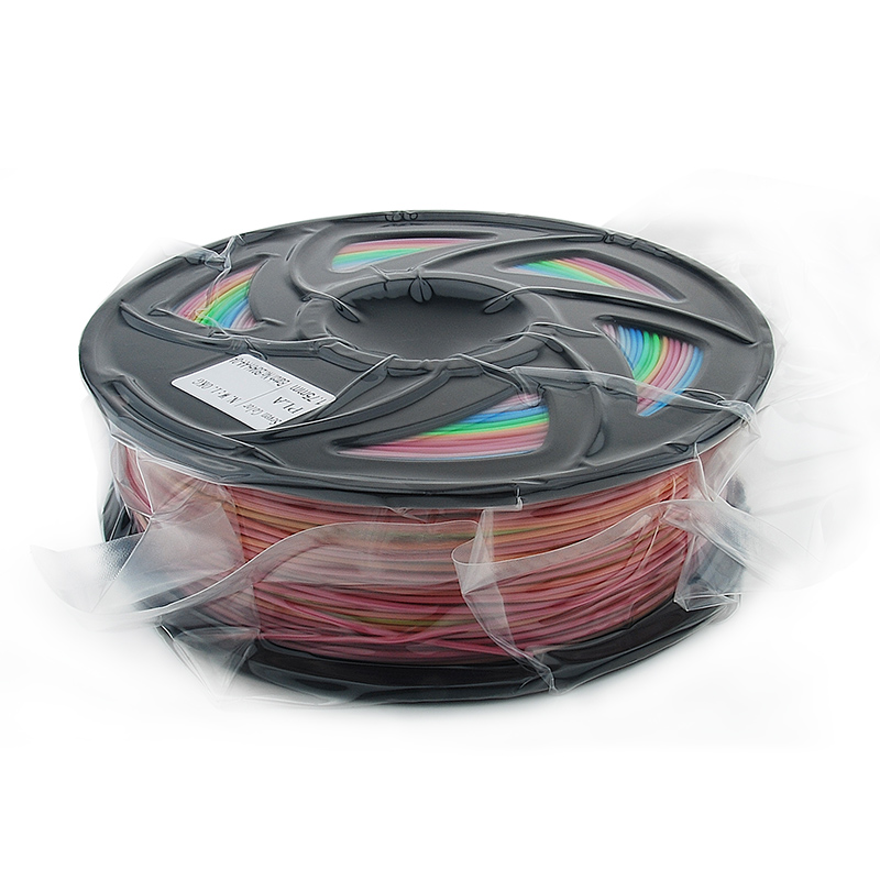 China supply full color resilient 1.75mm 3D printer filament PLA ABS plastic 3d printer filament Pla 1kg