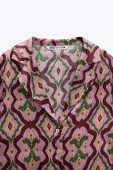 Flowing printed shirt