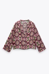 Flowing printed shirt