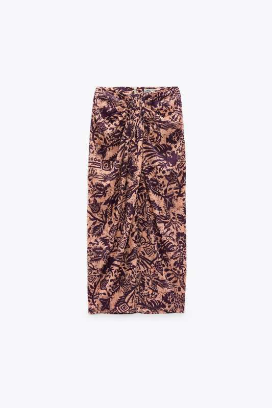asymmetric printed top