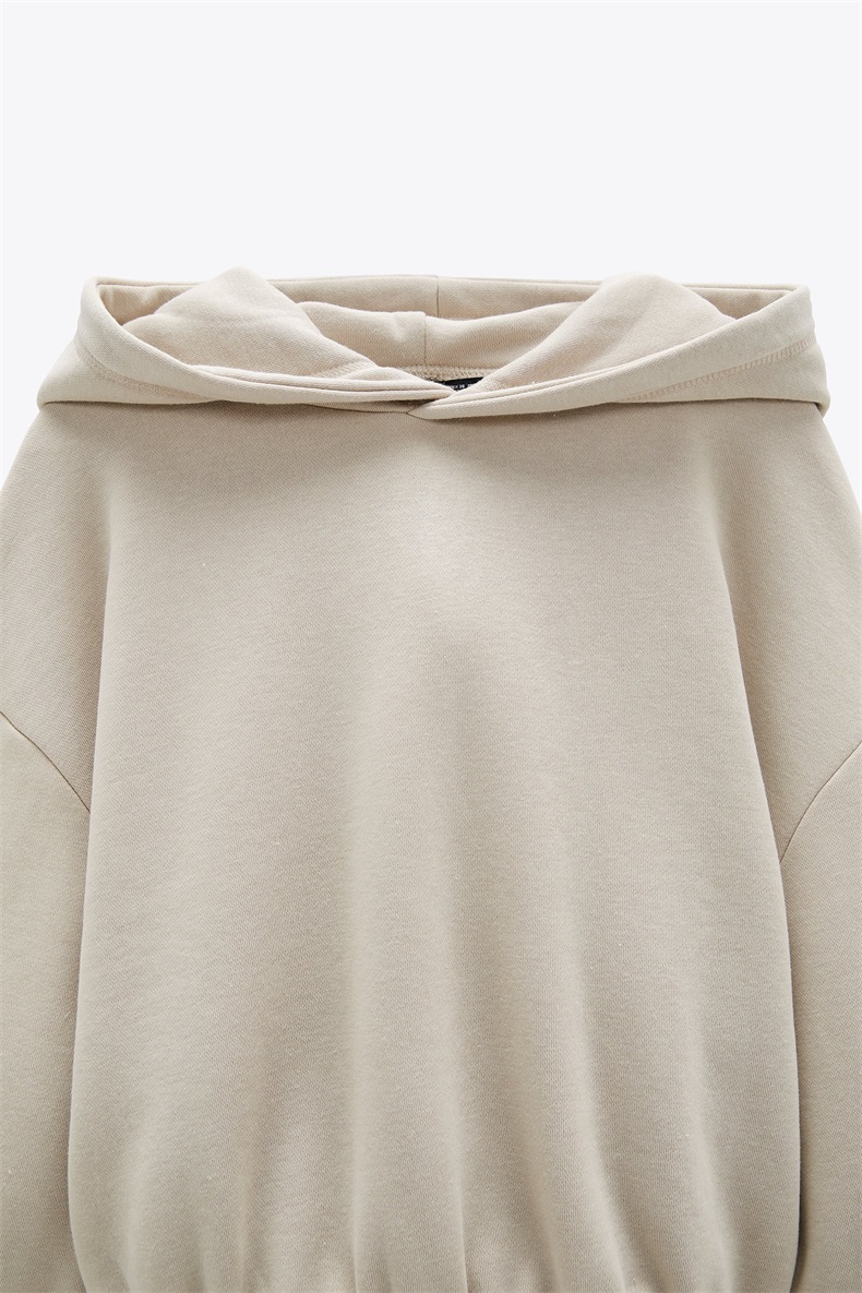 Solid color hoodie