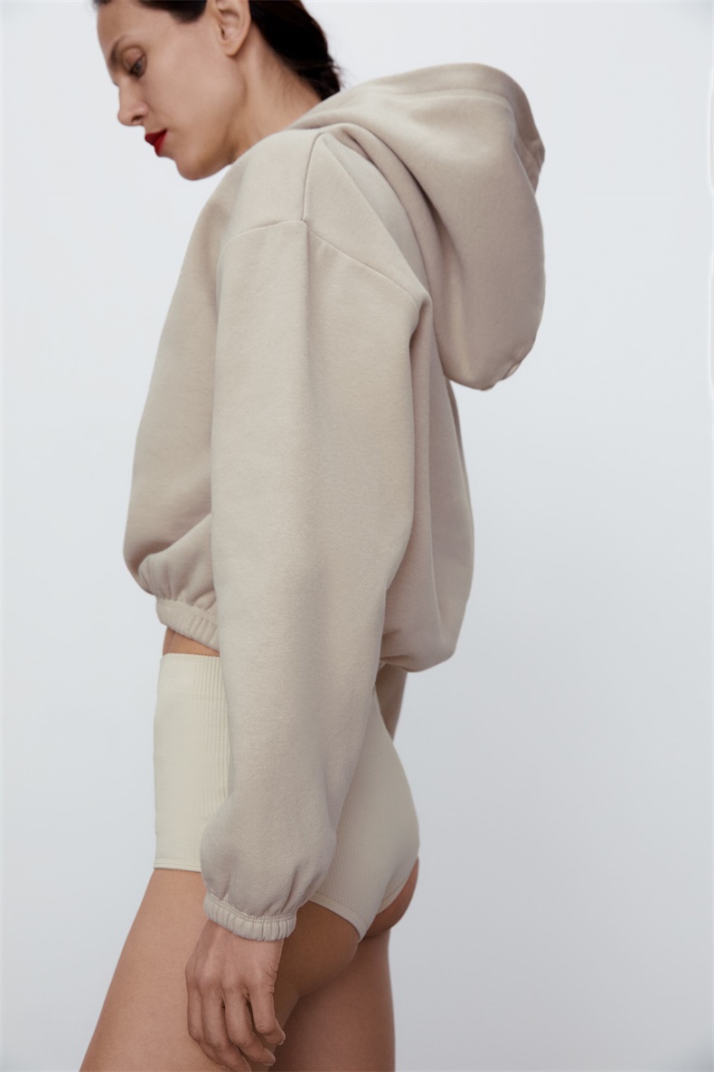 Solid color hoodie
