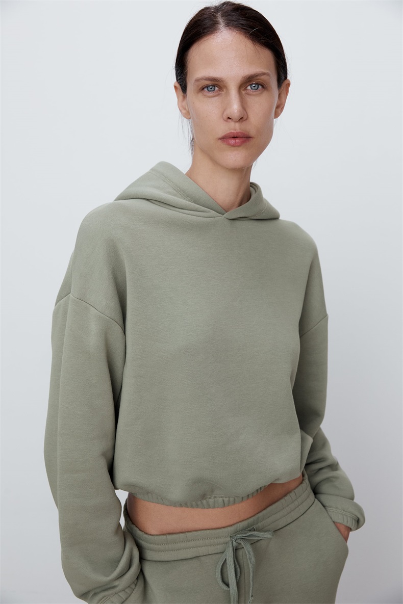 Solid color hoodie