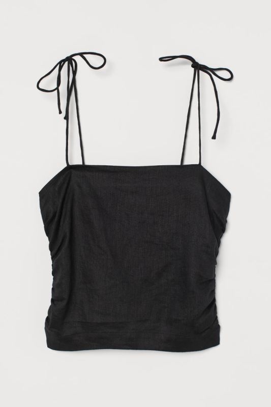 Draped strappy top