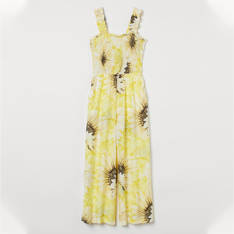 Smocked jumpsuit