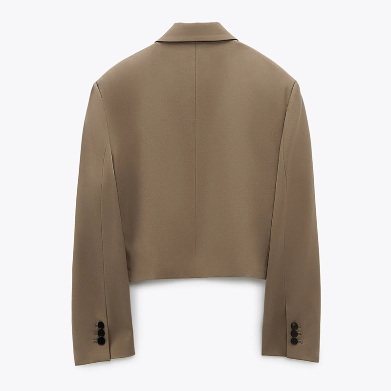 Oversize cropped blazer