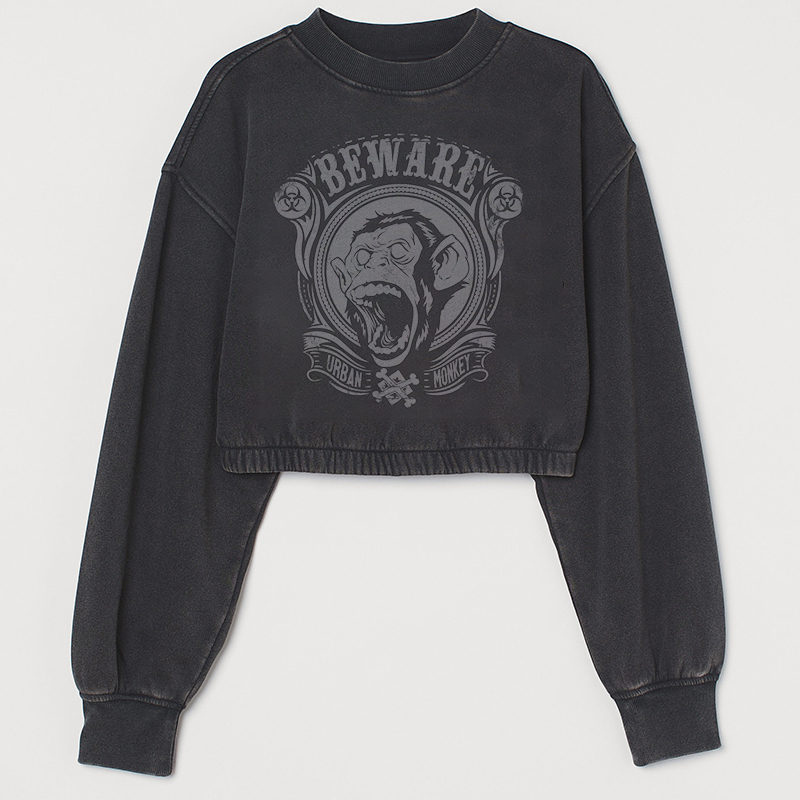 Cropped sweatshirt