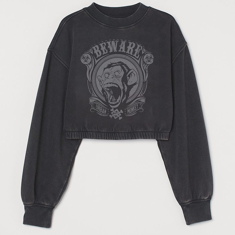 Cropped sweatshirt
