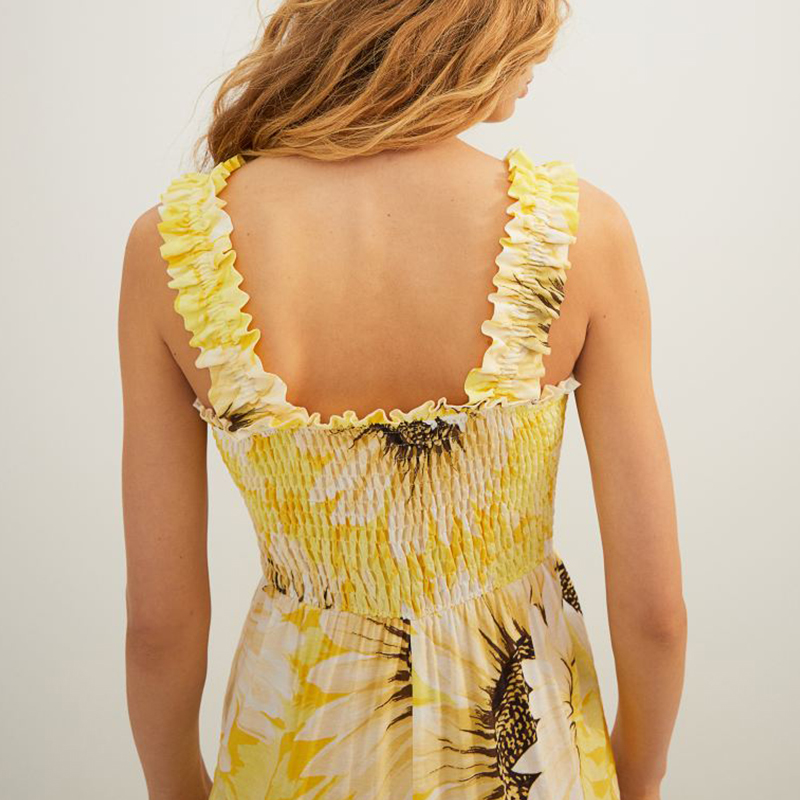 Smocked jumpsuit