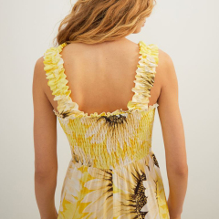 Smocked jumpsuit
