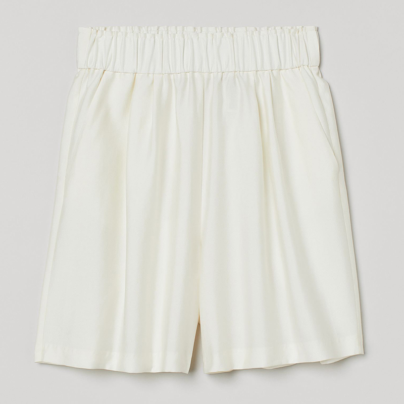 Lyocell-blend shorts