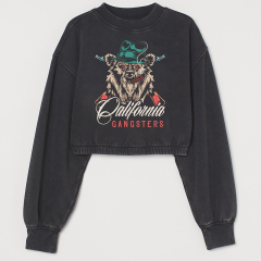 Cropped sweatshirt