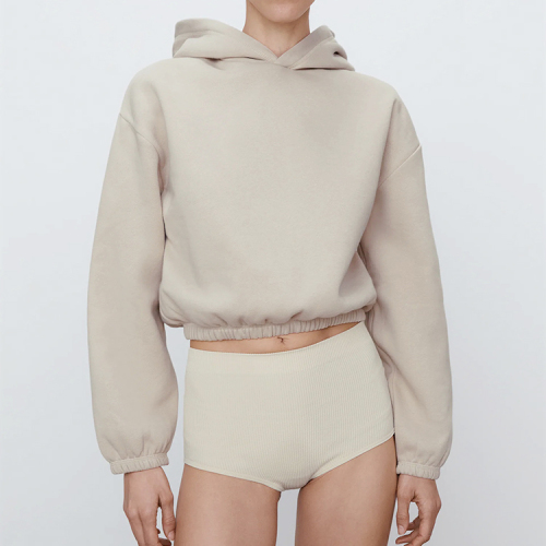 Solid color hoodie