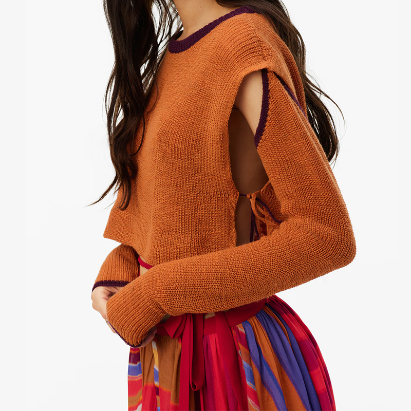 Linen blend sweater