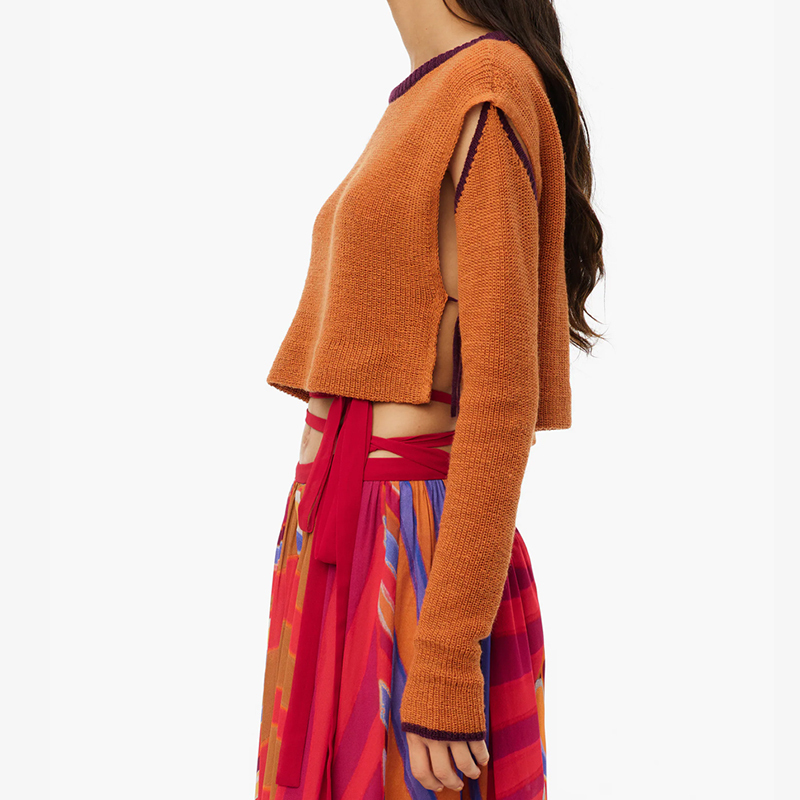 Linen blend sweater