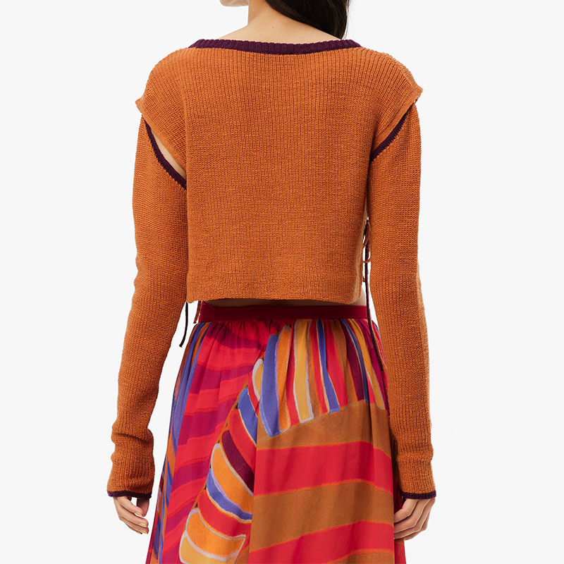 Linen blend sweater