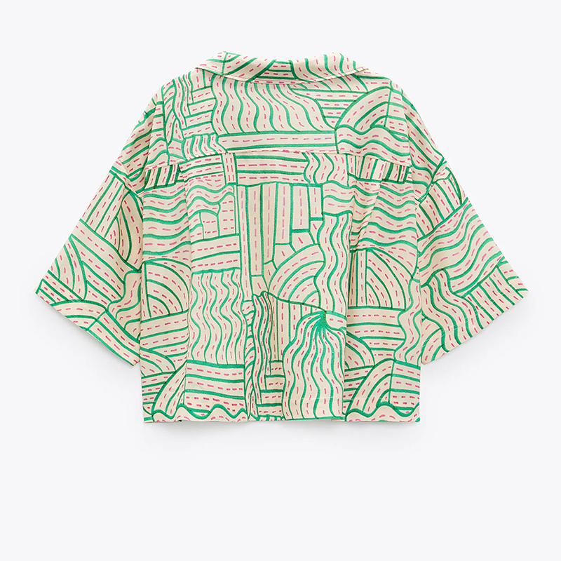 Linen blend shirt