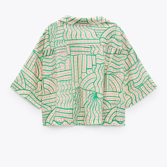 Linen blend shirt