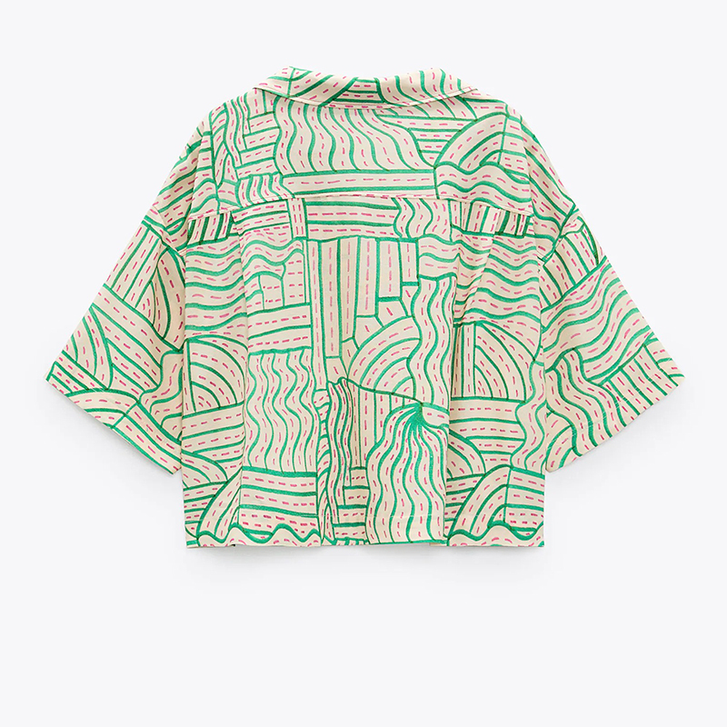 Linen blend shirt