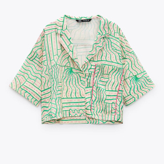 Linen blend shirt