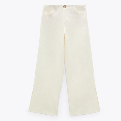 Low-waist soft trousers