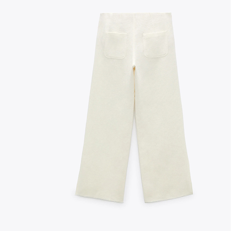 Low-waist soft trousers