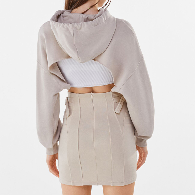 Lace-up skirt