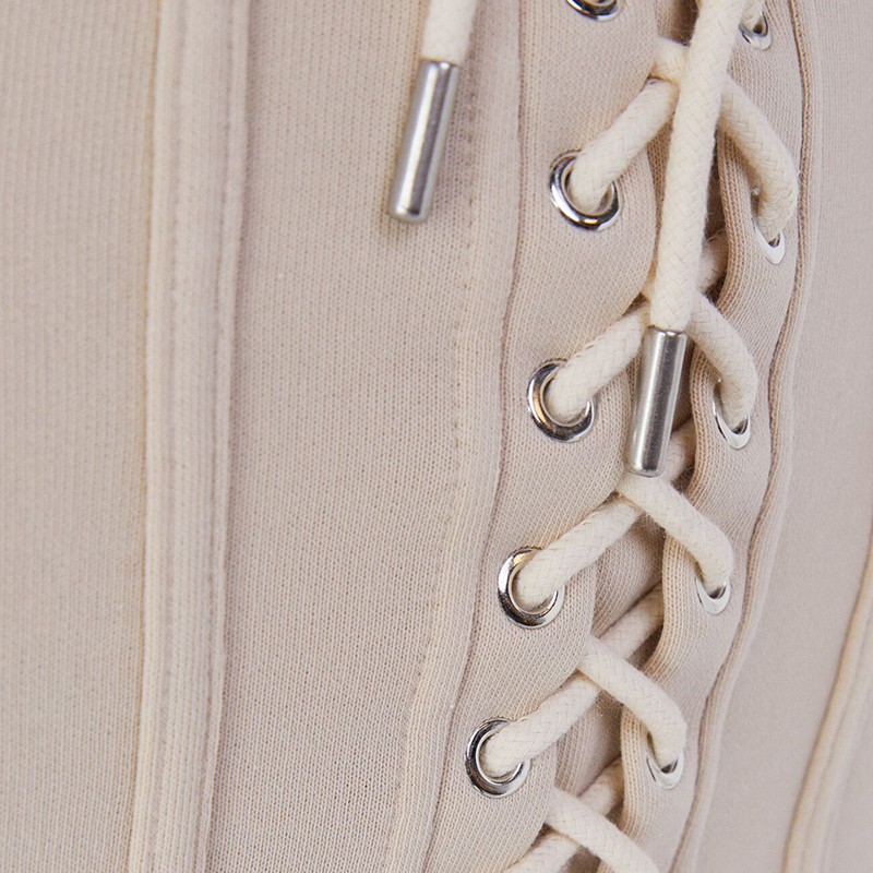 Lace-up skirt