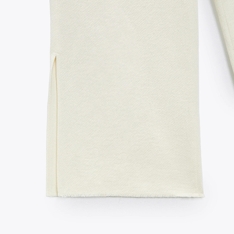 Low-waist soft trousers