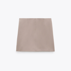 Short blazer & Slit mini skirt