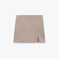 Short blazer & Slit mini skirt