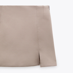 Short blazer & Slit mini skirt