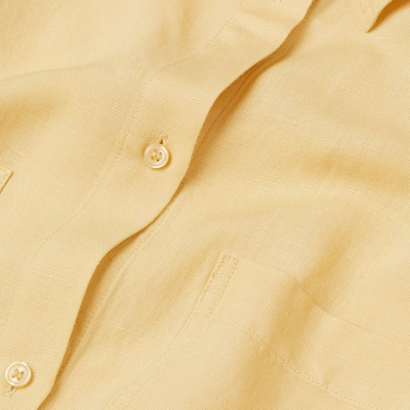 Linen-blend shirt