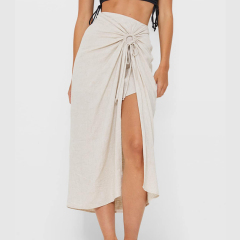 Pleated Midi skirt
