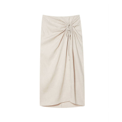 Pleated Midi skirt