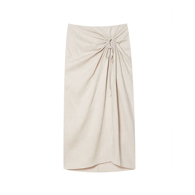 Pleated Midi skirt