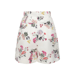 Printed high waist mini shorts