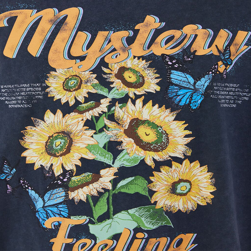 Printed oversized T-shirt