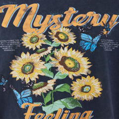 Printed oversized T-shirt