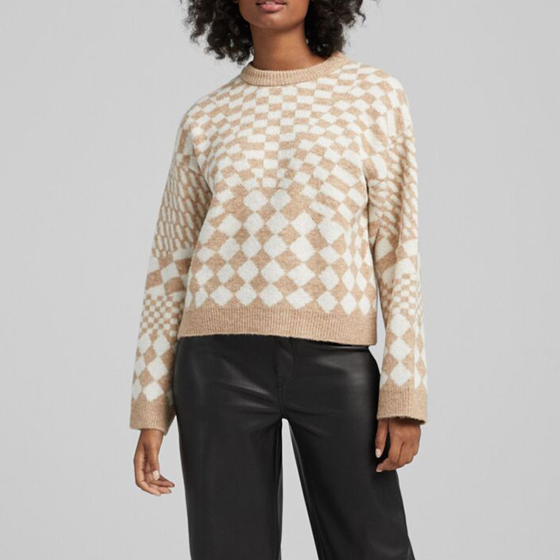 Plaid sweater