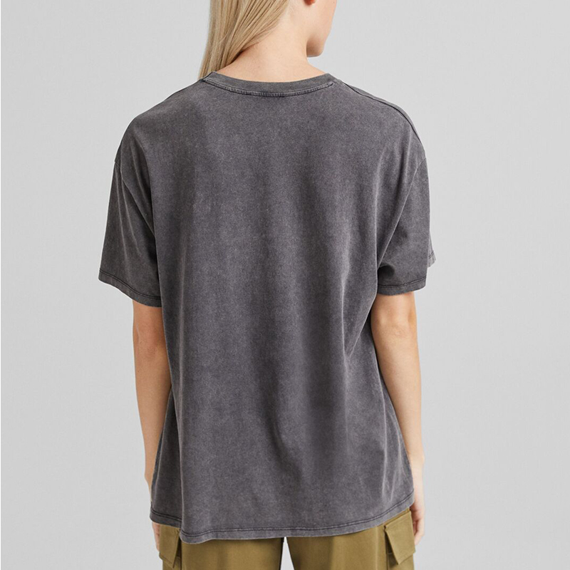Nirvana series floral short-sleeved T-shirt
